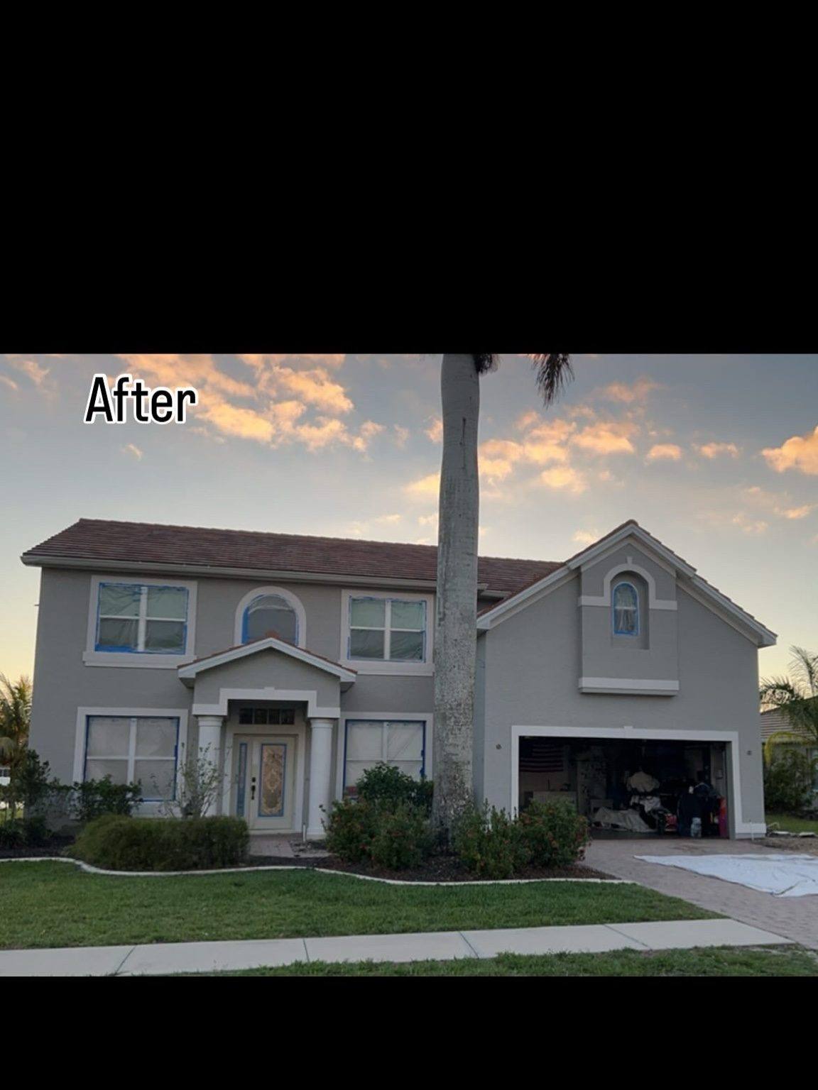 Exterior painting project