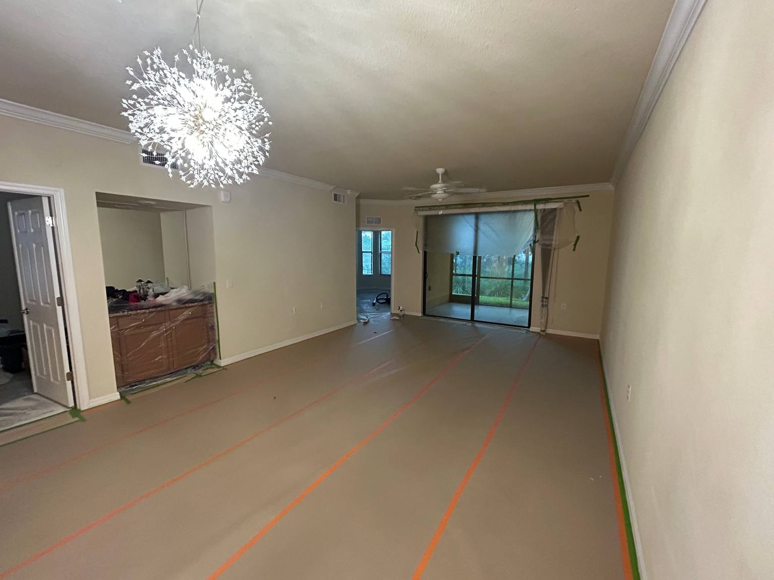 Interior painting prep